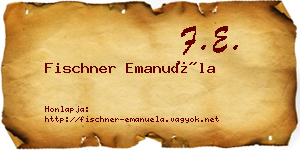 Fischner Emanuéla névjegykártya